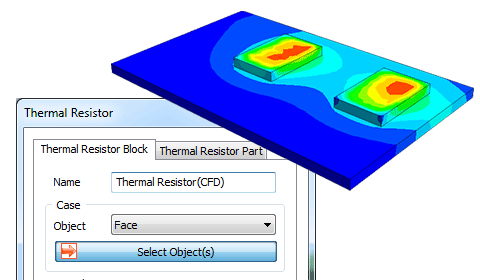CFD Compact Thermal Model image in midas NFX 2015